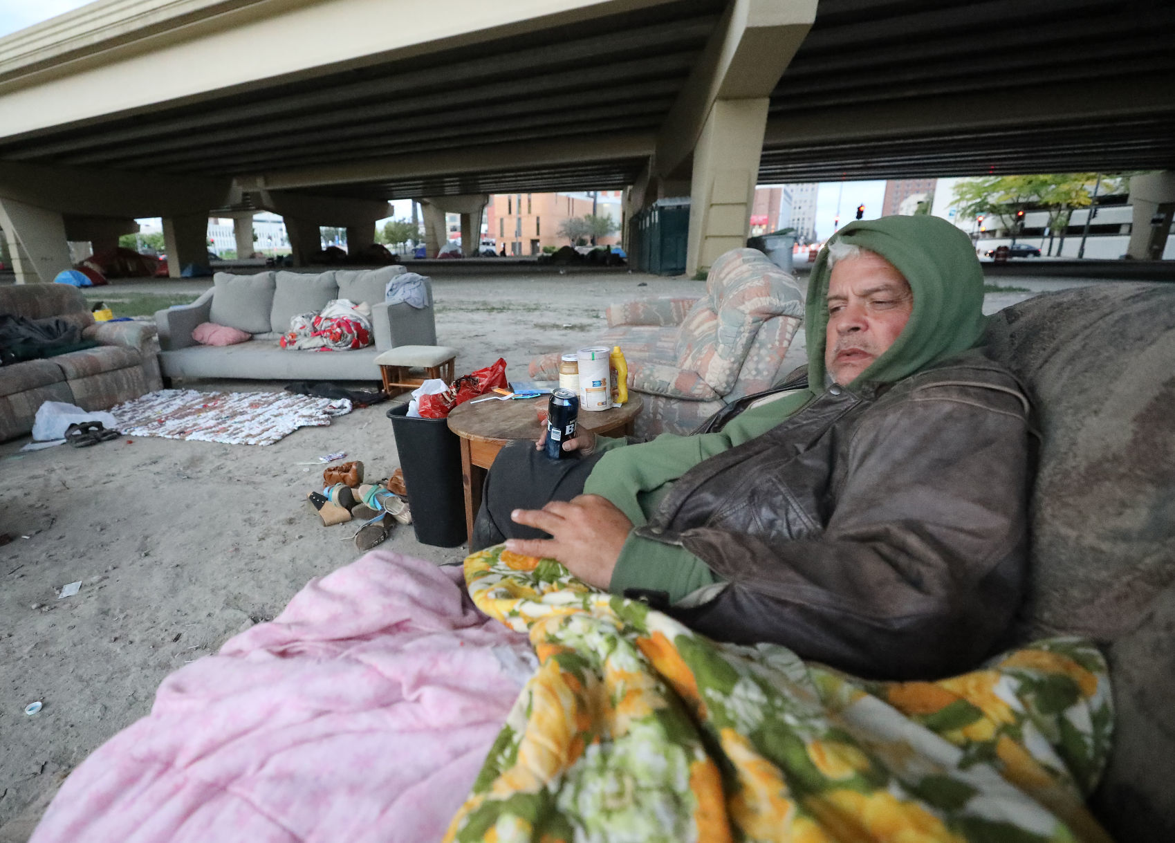 Homeless Milwaukee - couch